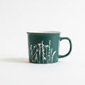 Botanical Ceramic Mug — Emerald