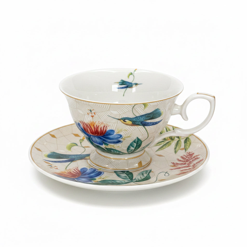 Hummingbird Tea Cup Set