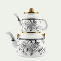 Botanical Enamel Teapot Set