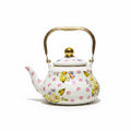 Golden Petal Teapot