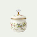 Botanical Enamel Sugar Bowl