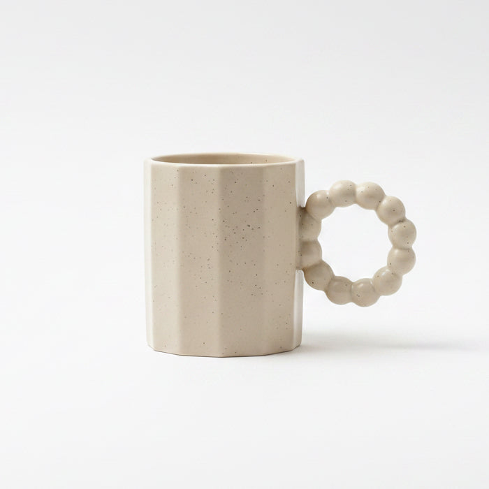 Stoneware Tea Cup — Cream