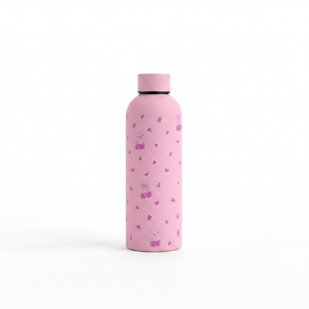Signature Insulated Bottle – Blush Cherry