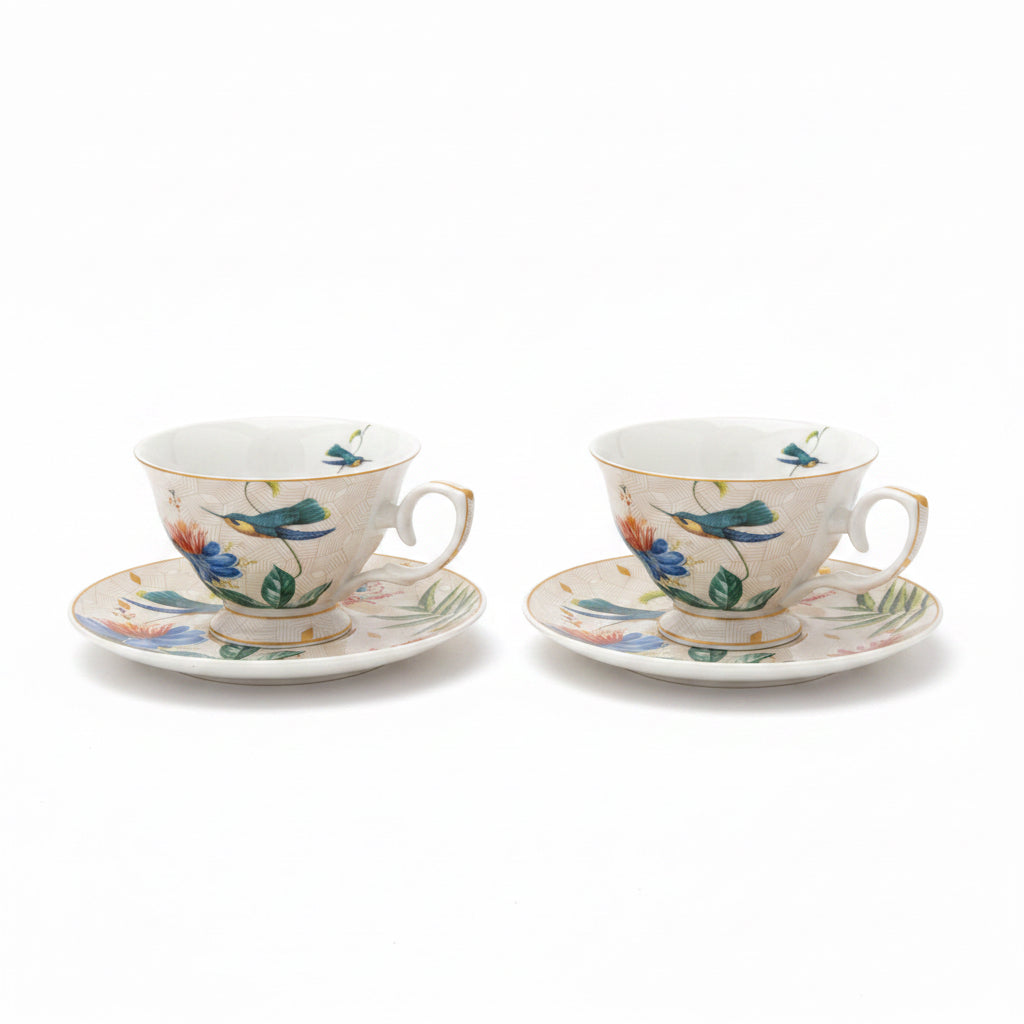 Hummingbird Tea Cup Set