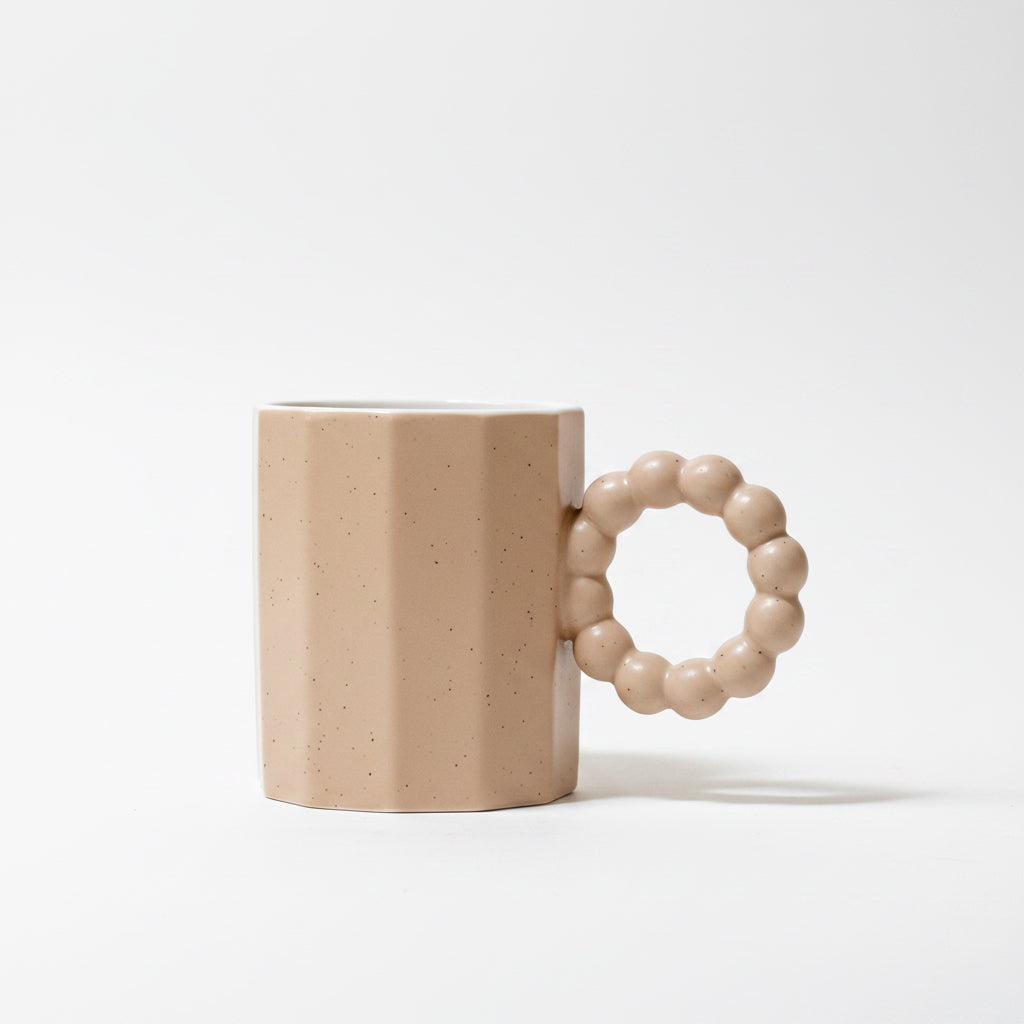Stoneware Tea Cup — Cream