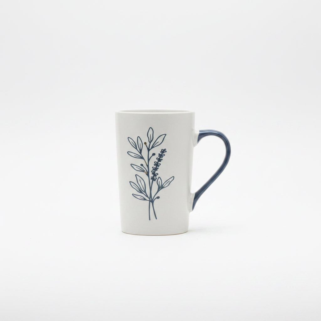 Sprig & Navy Mug